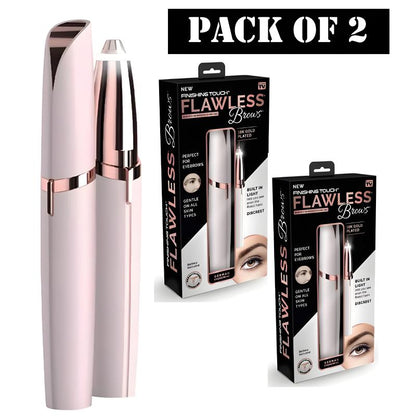 Pack Of 2 Electric Eyebrow Trimmers Mini Eye Brow Shavers Portable Epilators