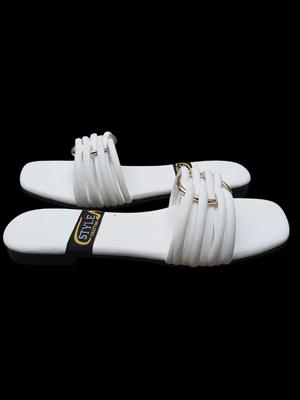 Stylish Women's Casual Flats - 1 Pair of PU Fabric and PVC