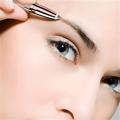 Pack Of 2 Electric Eyebrow Trimmers Mini Eye Brow Shavers Portable Epilators