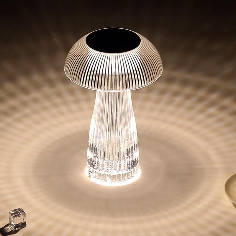 Mushroom Shape USB Rechargeable RGB Lighting Lamp