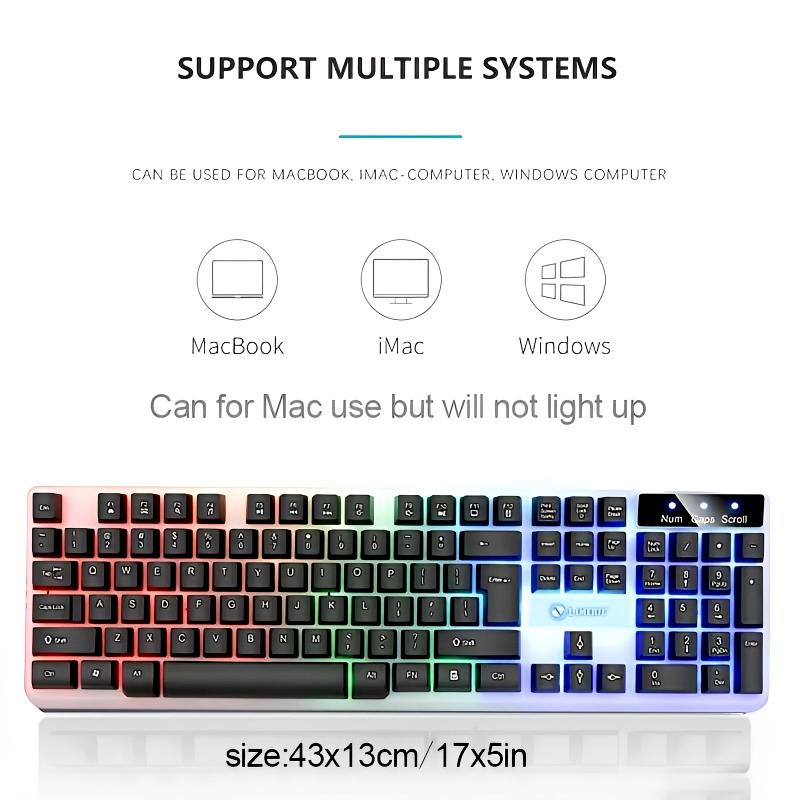 TX35 Limeide RGB Suspension Backlit Gaming Keyboard