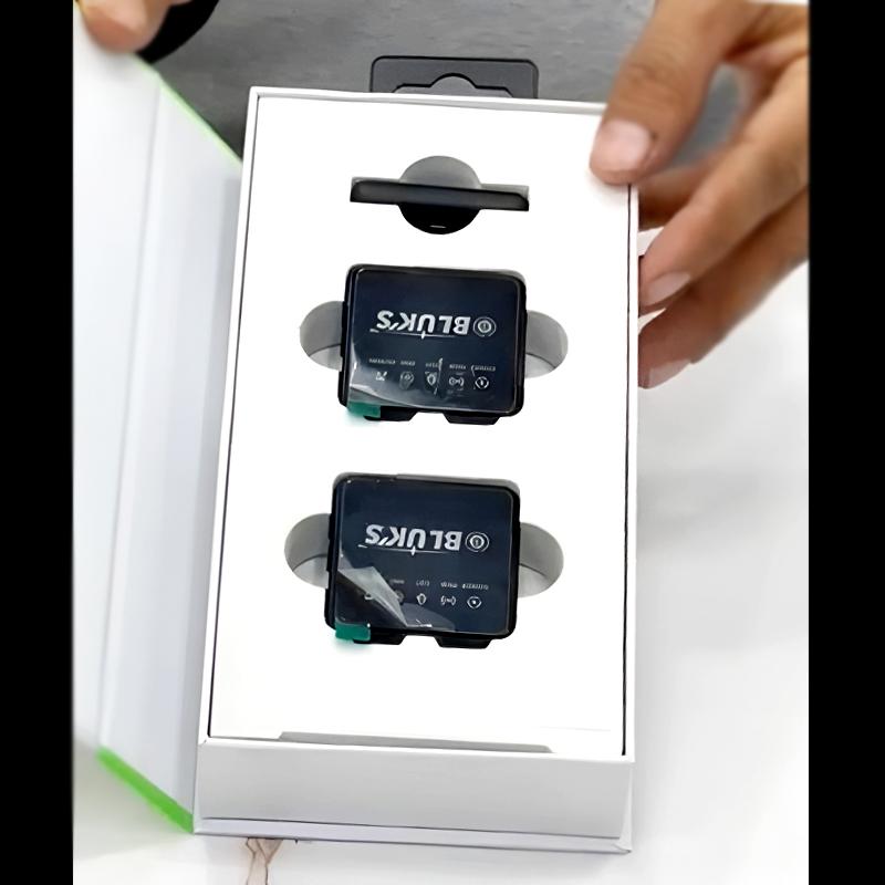 BLUK’S BX-10 Dual Wireless Microphone with ANC, 9ms Low Latency and Dual-Mic Transmitters for Smartphones & Cameras