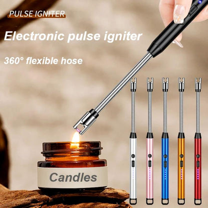 360° Flexible Neck USB Pulse Arc Lighter –