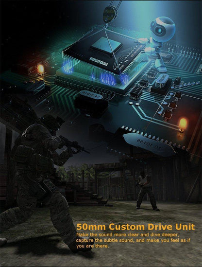 TBOTB Gaming Headset USB Port Music Headphone