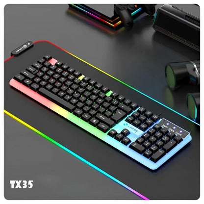 TX35 Limeide RGB Suspension Backlit Gaming Keyboard